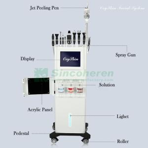 China Salon H2O2 Hydra Facial Machine , 7 In 1 Hydra Dermabrasion Machine on sale