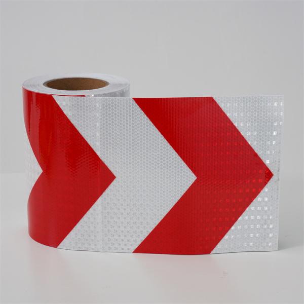 Cheap Crystal Lattice Arrow Design Reflective Warning Tape For Vehicle Conspicuity Making for sale