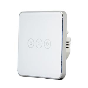 China Zigbee Switch Without Neutral Wire Single Live Switch 3 Gang on sale