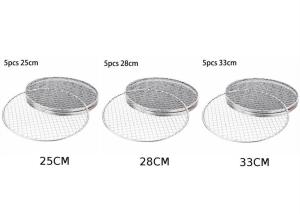 Galvanized Barbecue Grill Wire Mesh Crimped Wire Mesh Disposable