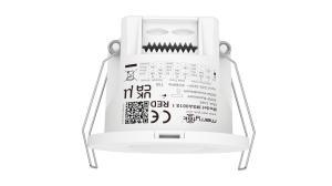IP20 Flush Mounted Standalone Microwave Motion Sensor to use in commercial building corridor