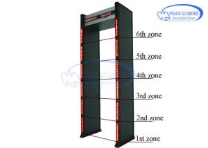 Walk Through Metal Detector Gate , Battery Backup Full Body Metal Detectors