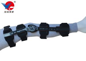 Flannel Strap Knee Support Brace Front Closure Design For Easy Application