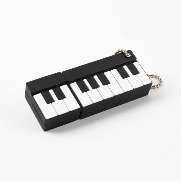 Cheap Flash Memory UDP or PCBA Custom USB Flash Drives with Open Mold Piano Shape for sale