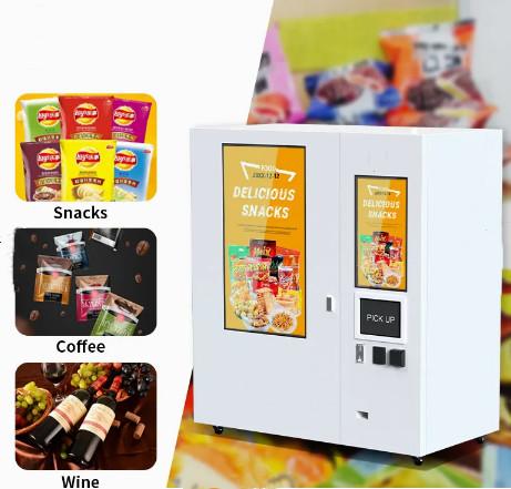 Cheap Universal Orange Juice Vending Machine Automatic Freezing Food Smart Retail for sale