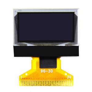 China White PMOLED 0.96 Oled Display 128x64  2.6-3.5V Folding Type on sale