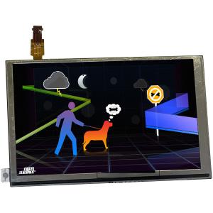 China LQ050T5DG01 5.0 inch LCD Display for Car GPS Navigation DVD Player on sale