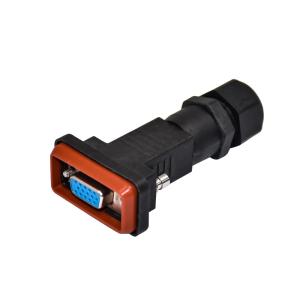 China 5A Industrial Ethernet Connector Female Assembly IP68 9 Pin D SUB Connector on sale