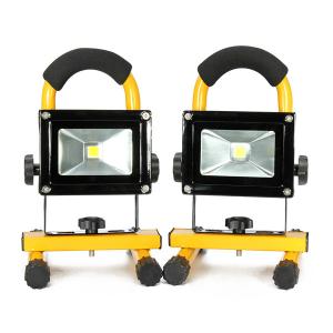 China solar panel rechargeable led flood light with sensor IP65 waterproof on sale