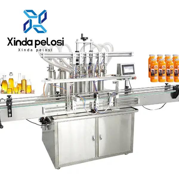 Cheap Multi Head Electronically Controlled Bottle Liquid Filling Machine Multifunction for sale