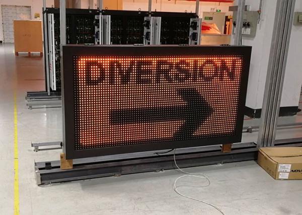Cheap EN12966 NTCIP LED Traffic Control Sign Road Safety Vehicle Mounting for sale