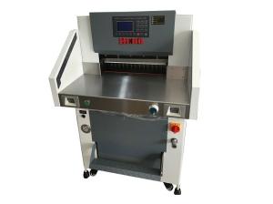 Best Programmed Hydraulic Guillotine Paper Cutter With LCD Screen 520mm Cutting Size wholesale