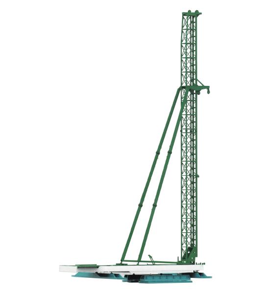 Cheap Adjustable Height Foot Step Piling Rig 360 Rotation for sale