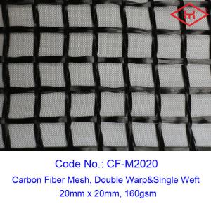 20MM X 20MM Carbon Fiber Mesh Fabric Sustainable Concrete For Structure Reinforcement