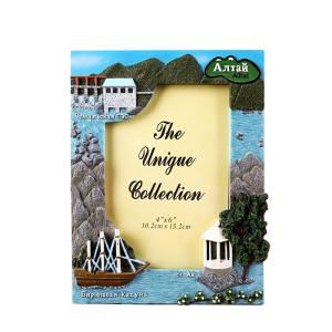 4*6inch Rectangular Custom Resin Picture Frame 3D Landscape Gift Picture Frame