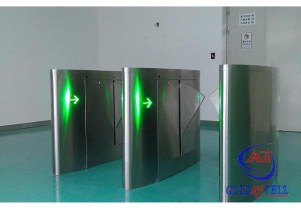 Cheap Rfid Card Reader Flap Barrier Gate Security Programmable Turnstiles For Library System for sale