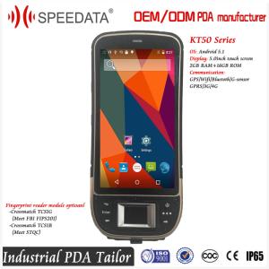 720P Mobile Intelligent Terminal CrossMatch Portable Fingerprint Scanner Terminal with FBI Certification