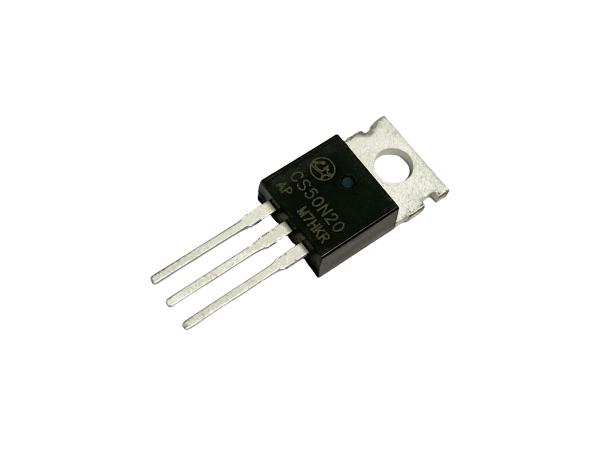 Cheap 50200V CS50N20AP MOSFET High Breakdown Voltage Low Ciss Power Switch Circuit for Adaptor and Charger Applications for sale