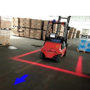 Best Safety Boundary Area Light Reverse Range Indication Wide Curved Straight Line Red And Blue Light 12-80V wholesale