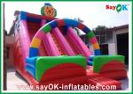 Inflatable Slip And Slide With Pool Clown Theme Inflatable Bouncer Slide Multi