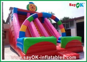Best Inflatable Slip And Slide With Pool Clown Theme Inflatable Bouncer Slide Multi-Color For Amusement Park wholesale
