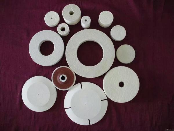 Cheap Needle Punched Buffing Wheel For Drill , 12mm Wool Felt Polishing Pads for sale