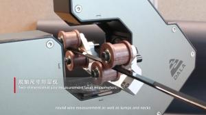 Flat Wire Multi Axis Laser Micrometer Diameter Measuring Device High Speed