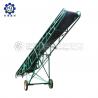 Adjustable height portable truck loading and unloading non-slip rubber belt conveyor for bags for sale