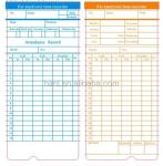 Effortless Attendance Management with Punch Card Clock Multiple Language Options