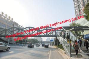China Pedestrian Overpass Structural Steel Bridge Design Shop Drawing and Metal Bridge Construction on sale