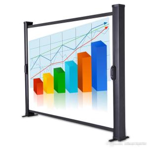 China 40 Mobile Portable Projection Screens Desktop Portable Projector Screen on sale