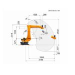Palletizing Robotic Arm 5 Axis Kuka KR 180 PA With CNGBS Robot Guide Rail For