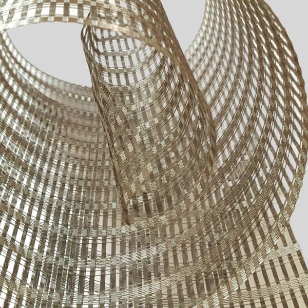 Cheap Glass Laminated Wire Mesh 0.8mm For Window Curtain for sale