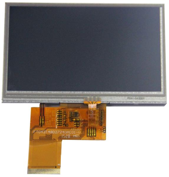 Cheap 4.3 Inch  TFT LCD Display Module 480x272 Dots Touch Screen 24 Bit RGB Inerface for sale