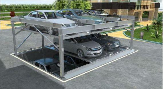 Cheap Sensor Hydraulic Pit Car Parking System 3 Floor Multi Level for sale