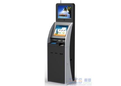 Cheap Dual Screen Payment Cash Machine With Card Reader / Wireless Module for sale