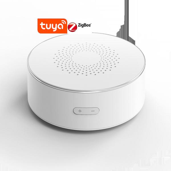 Cheap Zigbee Tuya Wireless Siren Alarm Detector Sensor Sound Light Alarm App Remote Control Work With Smart Life for sale