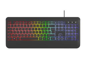 China RGB Backlight In Non-breathing Light Mode Keyboard With Carbon Fiber Film For Gamers technology Enthusiasts on sale