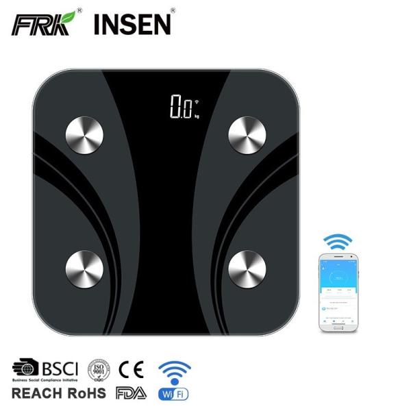 Cheap AAA Batteries Powered LED Display WiFi Smart Body Analyser Scale for sale