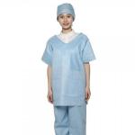 Best S-5XL Disposable Hospital Scrubs Medical Nurse Suit 35gsm SMS Material wholesale