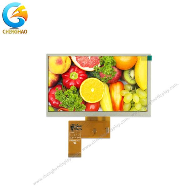 Cheap 800x480 Resolution 7 Inch TFT LCD Display 24bit Parallel RGB Interface for sale