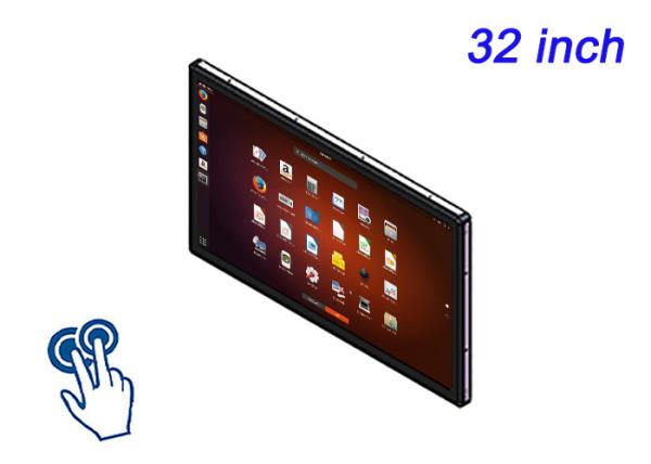 Cheap 32-Inch Linux Touch Embedded Display for Educational Solutions, Public Transportation Panels, Security Systems, and Interactive Retail for sale