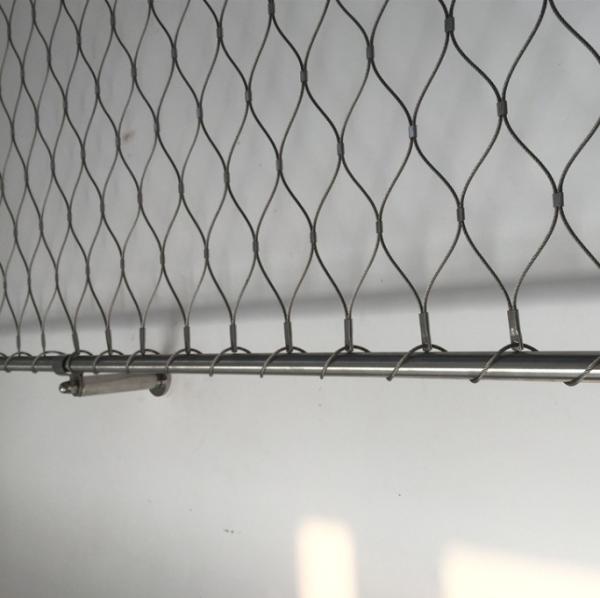Cheap Customized Balustrade Cable Mesh Diamond Mesh Orientation for Customized In Width And Length for sale