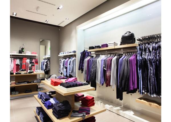 Cheap Garment Shop Fittings Space Saving With Display Shelf for sale