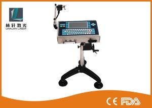 Continuous Small Character Inkjet Printer , Inkjet Date Code Printer With LCD Display