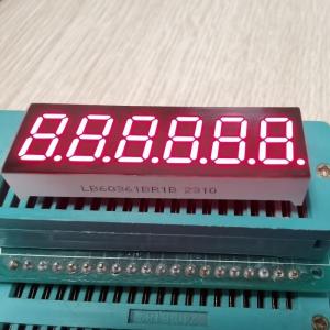 Best Super Bright Red 7 Segment LED Display 6 Digit 0.36inch Common Anode wholesale