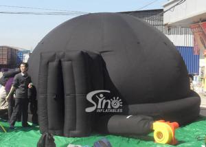 China Portable astronaut lab black inflatable planetarium dome tent from inflatable projection tent factory on sale