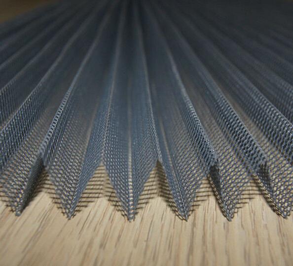 Cheap polyester insect window screen,pleated fly screen,Folding Window Screen for sale