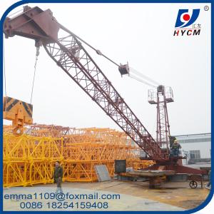 Best QD1840 HYCM Luffing Jib Derrick Crane 8tons Max.Load 18m Boom Long Jib wholesale