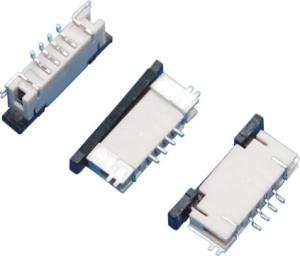 China 1.0mm Pitch FPC Connector 4Pins Board to Board Connector Under Lock SMT Type on sale